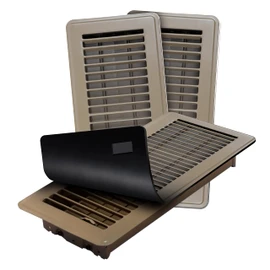 SEAL360 Magnetic Floor Vent Covers (3-Pack), Pocket for Complete Seal, 5.5" X 12" (Brown Vent Replica) for Floor Air Vents and Registers, Vent Not Included, Not for Wall or Ceiling Vents