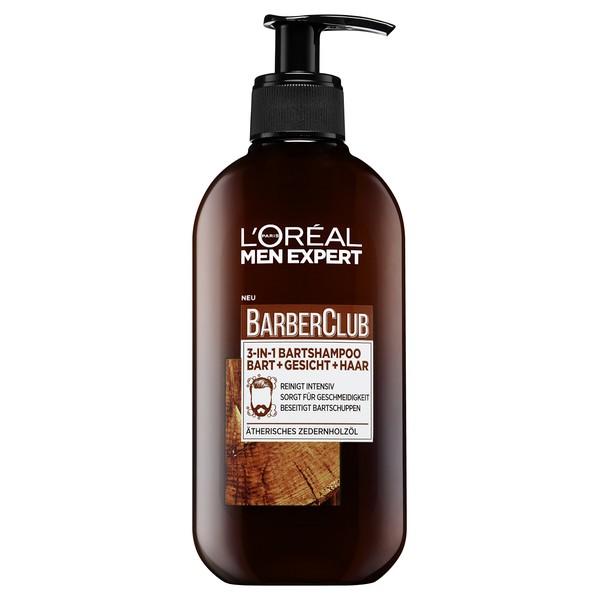 L'Oréal Men Expert Beard Shampoo for Men for Beard, Face