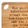 Mr. & Mrs. Panda Bamboo Chopping Board with German Text