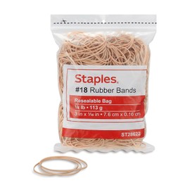 Staples 646090 Economy Rubber Bands Size #18