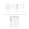 [M5x25] Truss head small screws (10 pieces) zinc plated