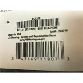 Flex-Hone 1/2" X 180 GRIT SILICONE CARBIDE FLEX HONE (12.7MM)  BRUSH RESEARCH NEW BC1218