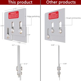 Generator Interlock Kit Compatible with Square D QO & Homeline 150/200 Amp Panels, 1 3/8" Spacing Between Main & Generator Breakers,Professional and Interlock Kit (SD200A)