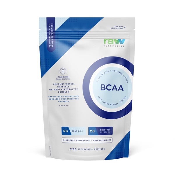 Raw Nutritional Vegan BCAA Powder | 5g 2:1:1 Ratio Amino