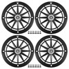 A ABSOPRO 4 Inch Car Speaker Grille Cover Round with