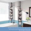 HAA Strong Shower Storage Caddy,SturdyTension Corner Pole Caddy,Commercial Grade Rustproof