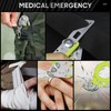 Emergency Shears with Strap Cutter and Glass Breaker Stainless Steel