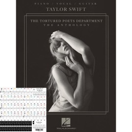 Taylor Swift – The Tortured Poets Department: The Anthology - Piano/Vocal/Guitar Artist Songbook & Juliet Music Key Stickers