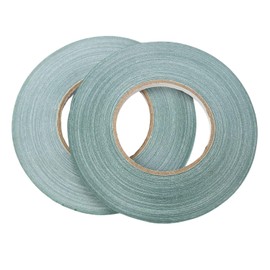 Green Pot Tape Florist Crafts - Premium Floral Tape: Waterproof, Strong Hold for Stunning Arrangements (6mm Pot Tape, 2 Reels)