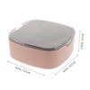 TEHAUX Cable Organizer Box with Compartments Dustproof Wire Holder for