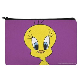 Looney Tunes Tweety Bird Makeup Cosmetic Bag Organizer Pouch