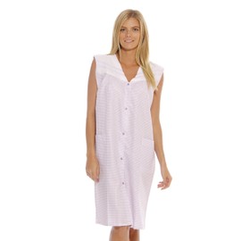 Dreamcrest 8930-Purple-S Sleeveless Duster/Housecoat/Women Sleepwear