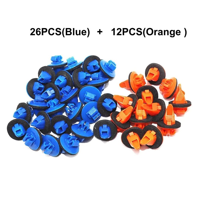 SecosAutoparts 38PCS Fender Flare Retainer Clips 75397-35010 75495-35010 Fit for