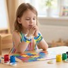 144PCS Autism Awareness Silicone Bracelets Bulk Colorful Puzzle Wristbands for