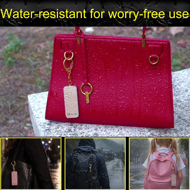 Ultrathin Personal Alarm Rainproof Ultra-Lightweight (0.8 oz) Bulky-Free Keychain Siren