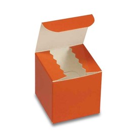 Wholesale Gift Boxes Orange 4" X 4" X 4" | Quantity: 100