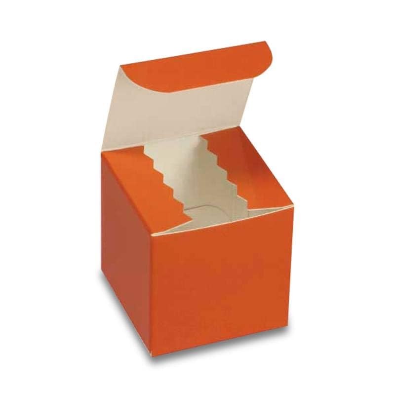 Wholesale Gift Boxes Orange 4" X 4" X 4" |