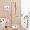 ZOZOE Metal Modern Coat Racks, Cactus Coat Rack Freestanding with