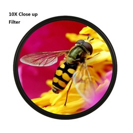 Close-up filter kit, macro lens filter set, close-up kit with +1, +2, +4, +10 lens for detailed shooting, camera filter with storage pouch for digital camera photos (72mm)