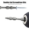 10Pcs Square Screwdriver Bits DoubleEnd Electric Magnetic Industrial Supplies 6.35mm