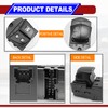 NOTISH Driver Side Master Power Window Control Switch Compatible with