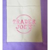 Trader Joe's Limited Edition Mini Pastel Canvas Lovely Lavender Tote
