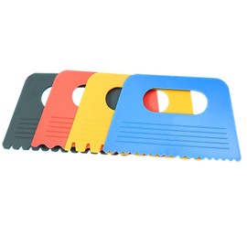 Professional Art Scrape Tool 4 Colors Ideal for DIY Painting and Unleashing Creativity and Imagination of Kids Texture Tools for Artists Plaster Art Supplies and Adaptive Textured Squeegee Art Paints