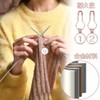 10 Pieces Number of Rows Markers, Numeric Stitch Markers, Knitting