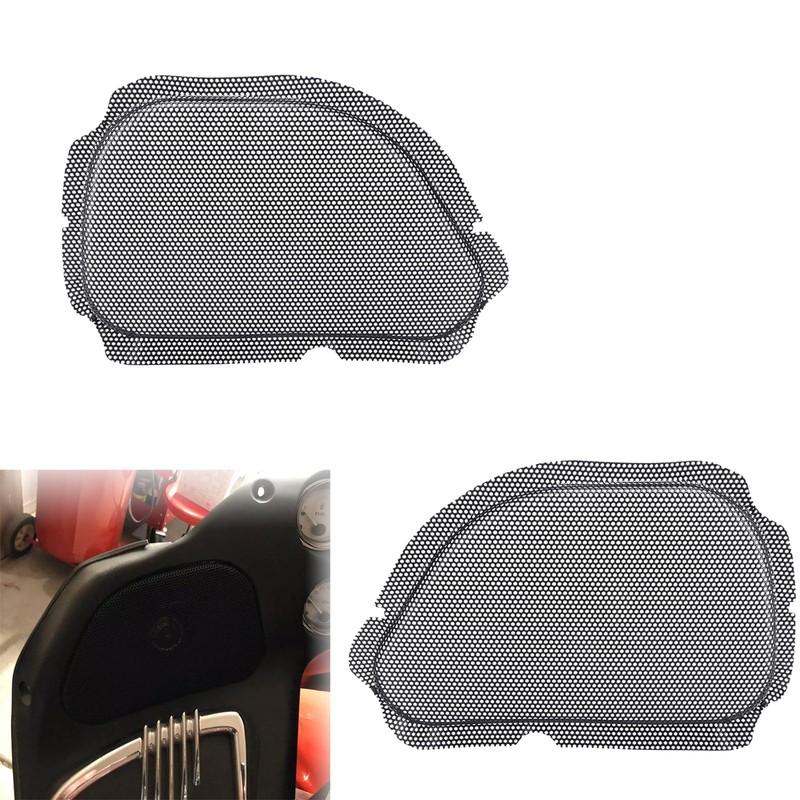 VPZMT Fairing Mesh Front Speaker Grills Cover Trim Replacement Fits