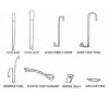 9Pcs Car Door Lost Lock Out Emergency Unlock Opening Tool