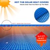 Kestnsee Solar Hot Tub Spa Bubble Covers Blanket 5.4 x