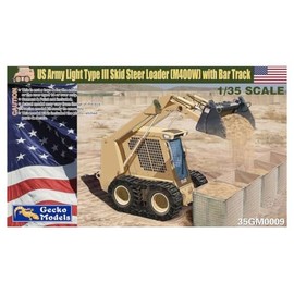Gecko Models 35GM0009 1/35 US A.L.Type III Skid Steer Ldr.(M400W) with Bar Track Model Making