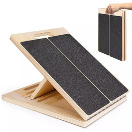Venbytech for Portable Wooden Slant Board for Calf Stretching Squats Calf Stretcher