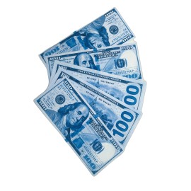 Blue Replica Paper Fake Money $100 Bills (20 bills)