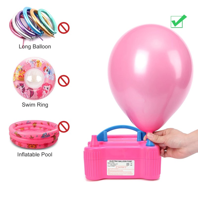 keebapoo Portable Balloon Pump Electric, KEEBAPOO Air Blower Dual Nozzle