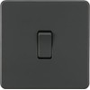 Knightsbridge Screwless 10AX Intermediate Switch - Anthracite