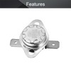 Fielect KSD301 Thermostat Temperature Control Switch,Adjust Snap Disc Temperature Switch