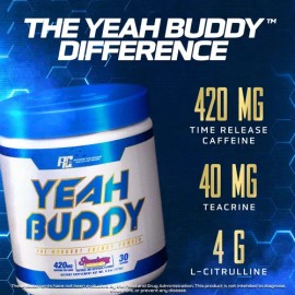 Pre Entreno Ronnie Coleman Yeah Buddy 30 Porciones Sabor Cherry Limeade
