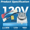 ETERMETA 812-4421 Auger Feed Motor Replacement for Quadra-Fire Part 812-4421