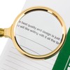 BASUNE 10X Handheld Magnifier, Reading Magnifier Loupe Glasses 10X with