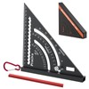 7 inch Set Square Hangable Type, Preciva Speed Square Metric,
