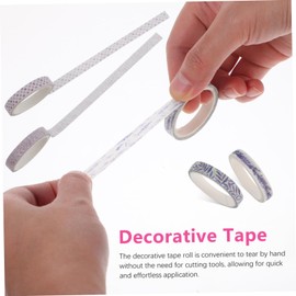 DOITOOL 20 Rolls Washi Tape Aesthetic Paper Tape for Scrapbooking DIY Crafting and Home Decor Easy to Apply Removable Designs for Journal and Stationery Projects