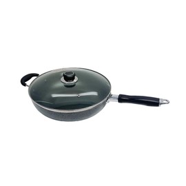 Prolinemax 12" (30CM) Non-Stick Coating Wok Pan With Lid Cooking Pot Cookware Frying Wok