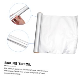 FUNOMOCYA 1PC Tinfoil Paper for BBQ and Baking Aluminum Foil Food Grade High Temperature Resistant for Restaurants and Home Cooking