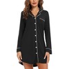 Leikar Postpartum Pajamas Nightgowns For Women Button Down Pajamas Dress