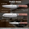YOTSUBA Kitchen Knives Set 3 PCS, Ultra Sharp Chef Knife