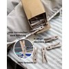 Livlig53 LIVLIG Clothes Peg Bag with 48 Pegs, Weatherproof Peg