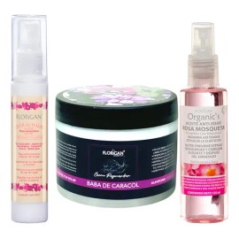 Baba De Caracol, Suero Células Madre Aceite Rosa Mosqueta X3