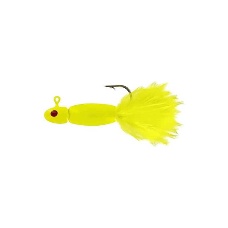 BIG BITE BAITS 1.5" LINDNER PANFISH Special/Chartreuse/Chartreuse Tail (5 Pack