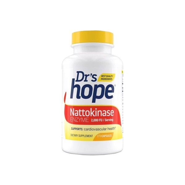 Dr’s Hope Nattokinase - Packed with Ideal Vitamins and Minerals - 2000 FU (270 Capsules)